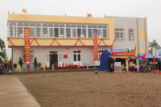 Xây dựng Nhà đa năng Trường THCS Nguyễn Bỉnh Khiêm, Vĩnh Bảo, Hải phòng